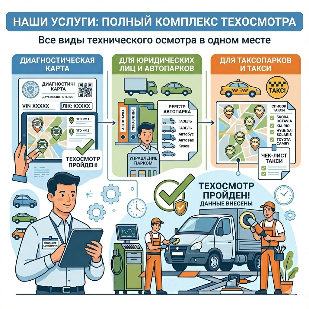 Техосмотр автомобиля